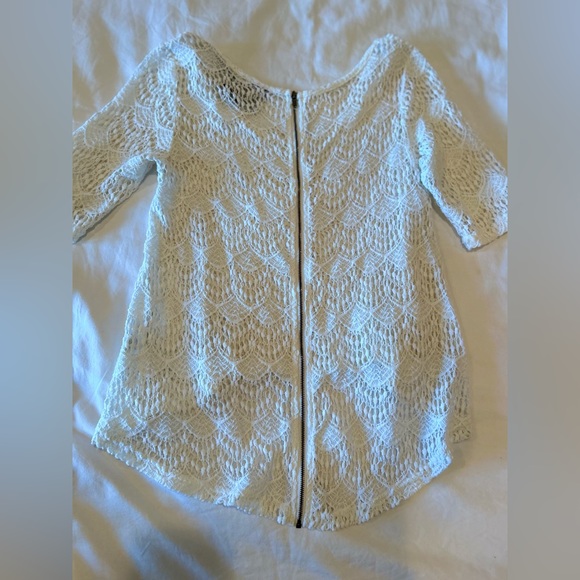 Minkpink Sheer Lace Zipper Back Top - Picture 5 of 5